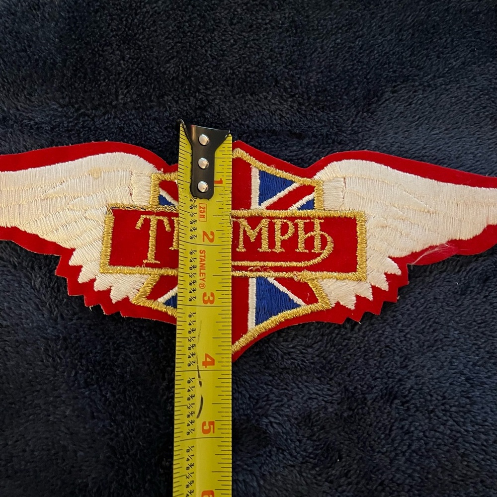 Large Triumph Winged Patch - image 4